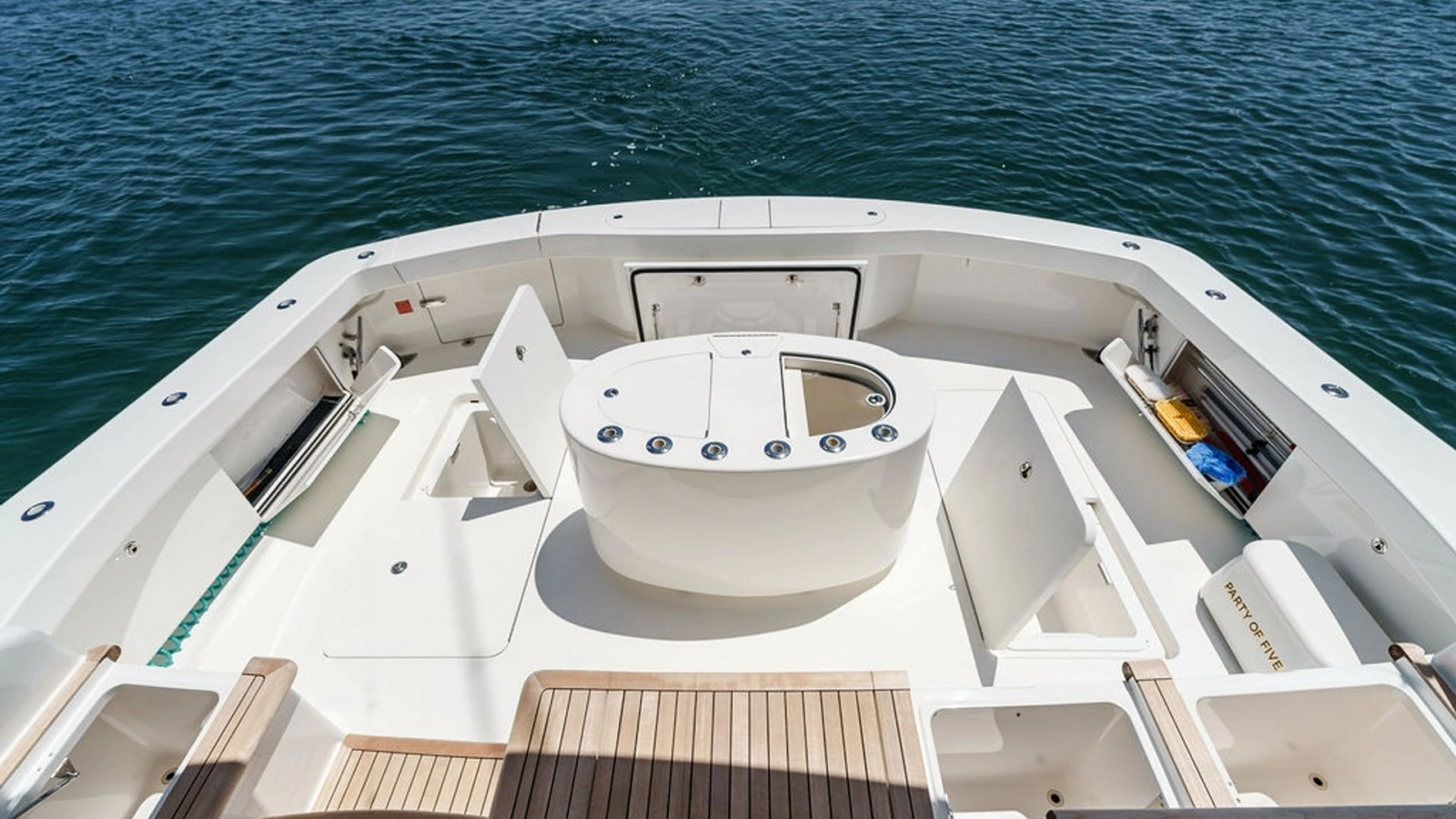 Spacious Aft Deck with Fishing Station