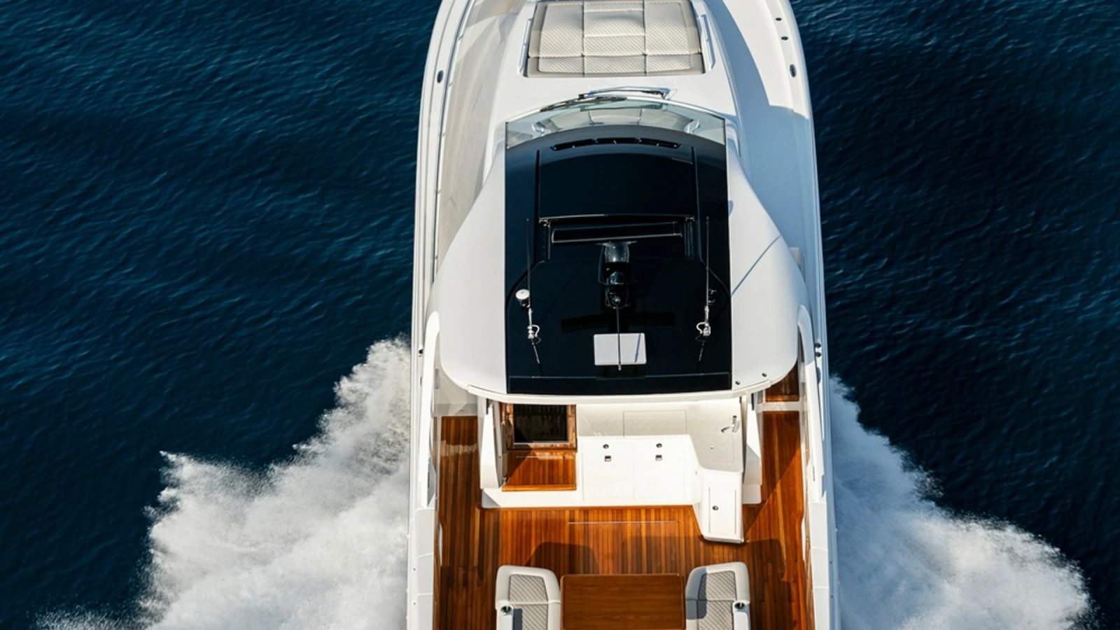 Aerial View of Helm and Deck