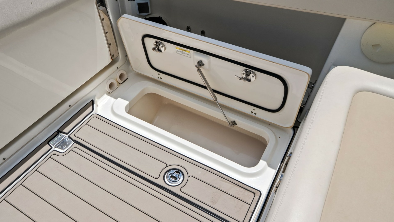 Aft Deck Storage Compartment