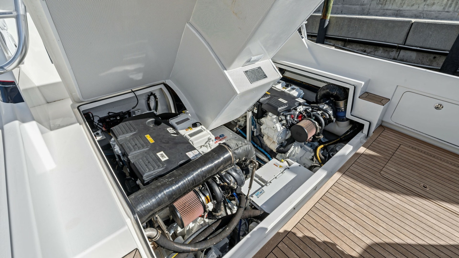 Engine Compartment with Twin Engines