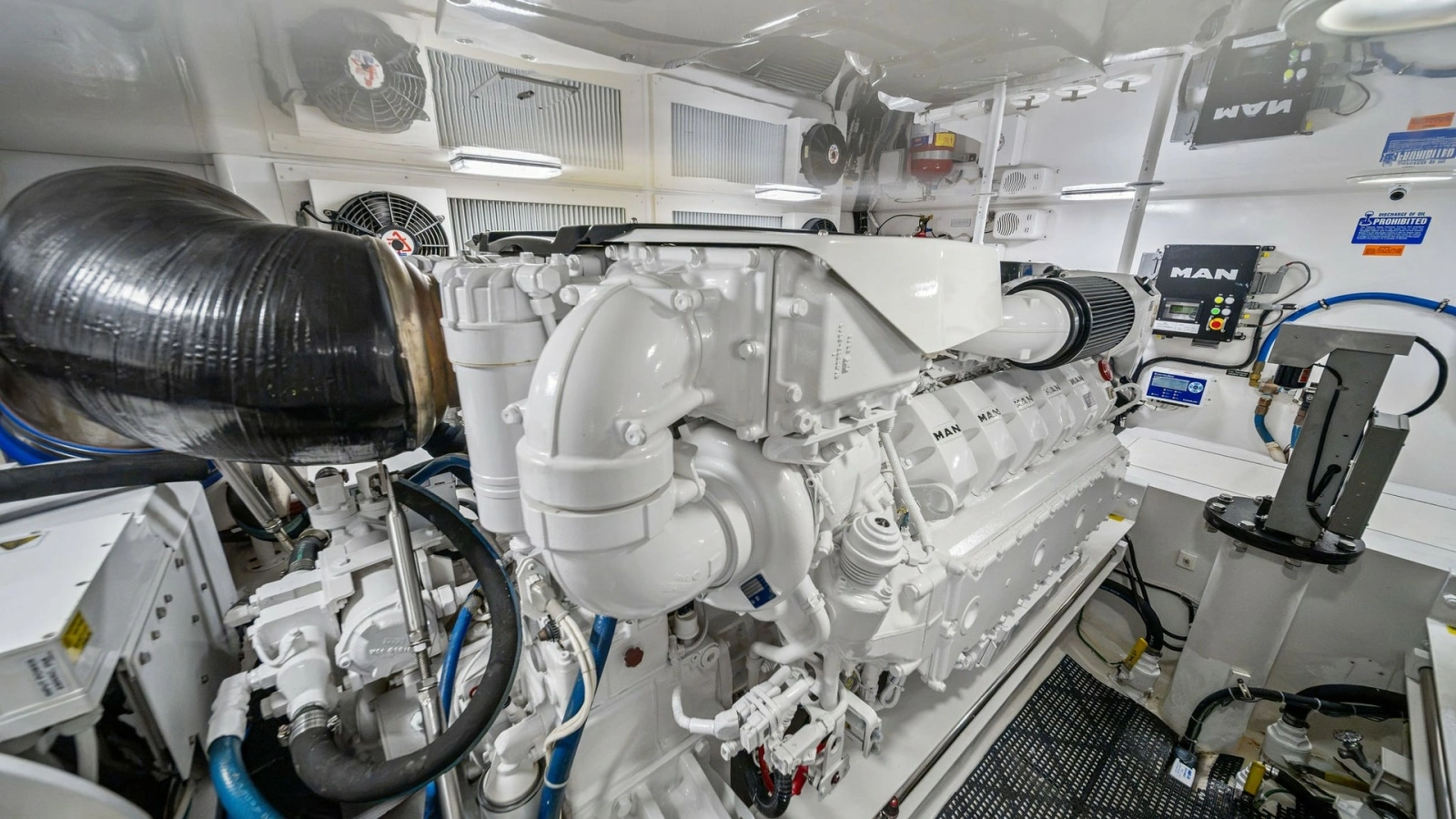Engine Room with MAN Engines