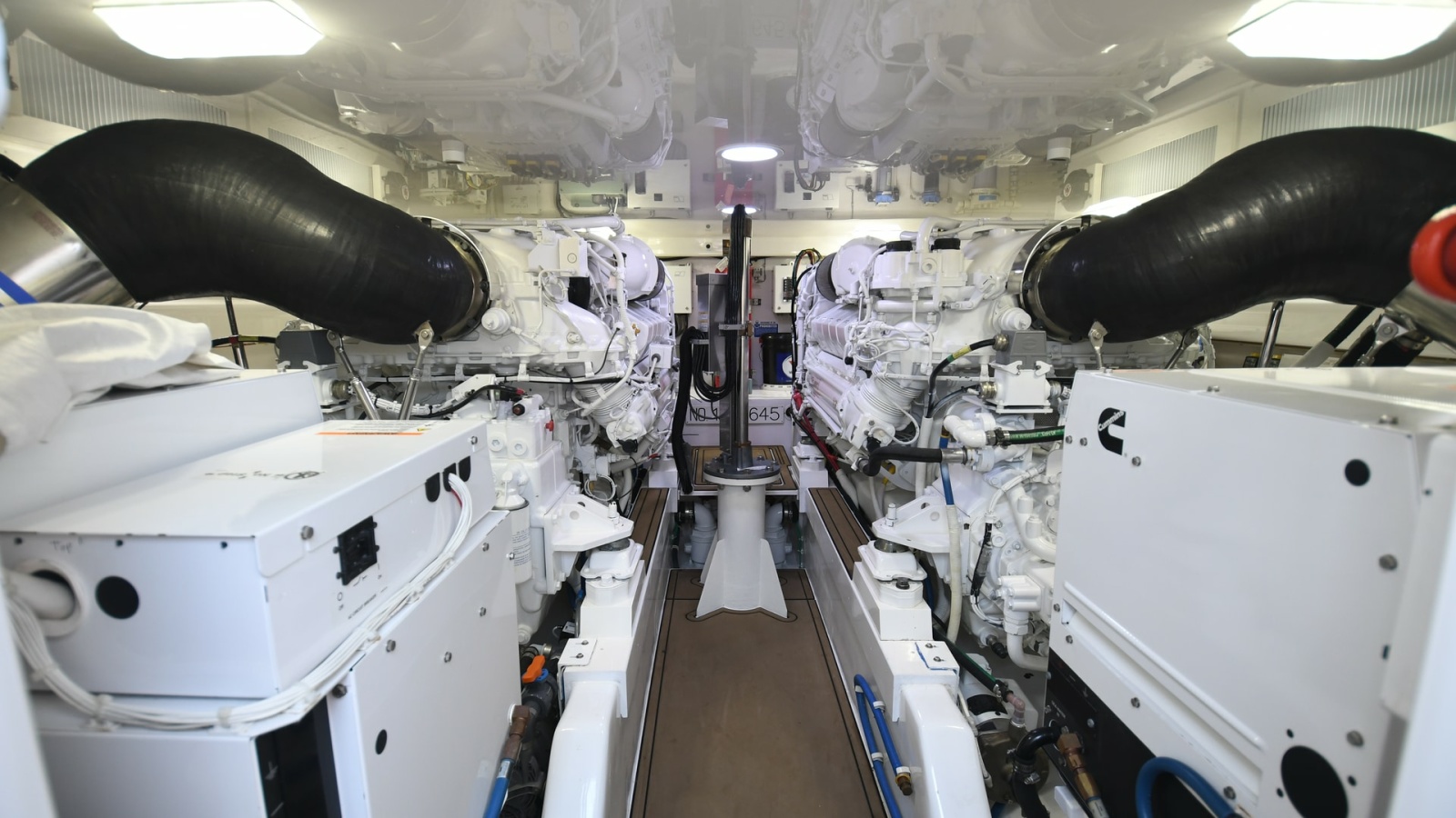 Engine Room with Twin Engines