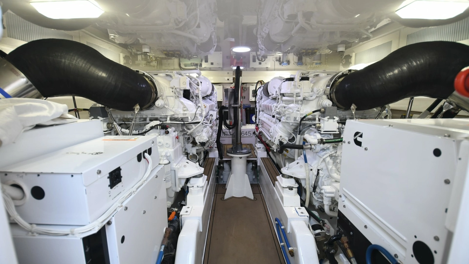 Engine Room with Twin Engines