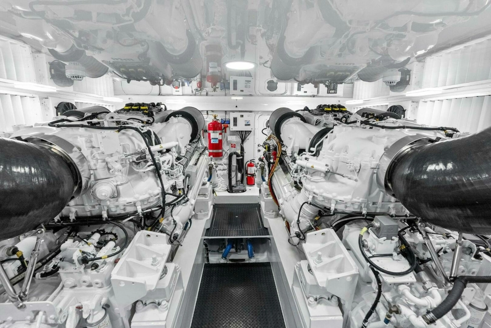 2022 Viking 68 Enclosed Bridge- PIPE DREAM- Engine Room