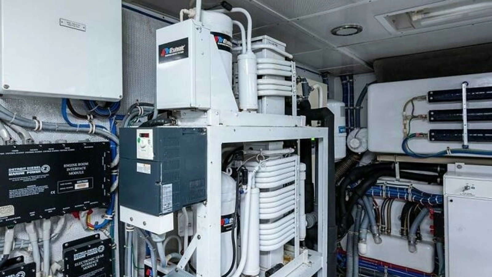Engine Room with Electrical Systems