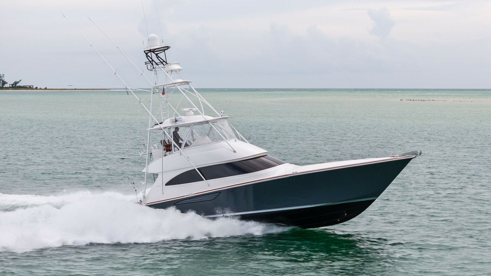 Viking 55 Convertible at Sea