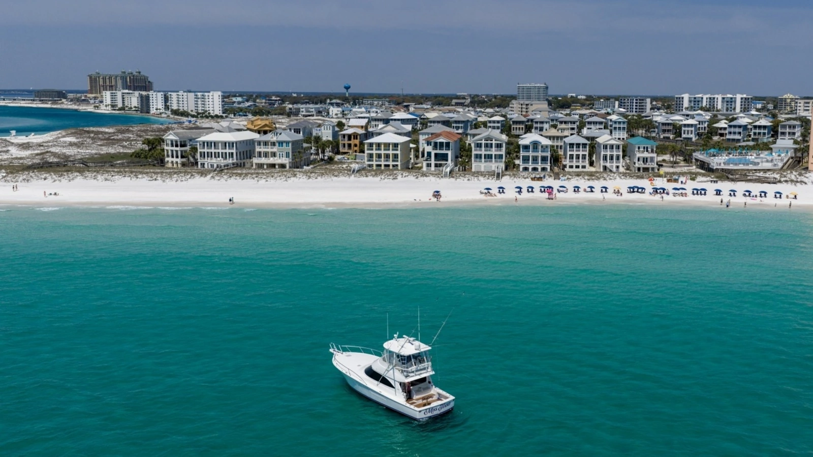 Aerial View of Viking 48 Convertible