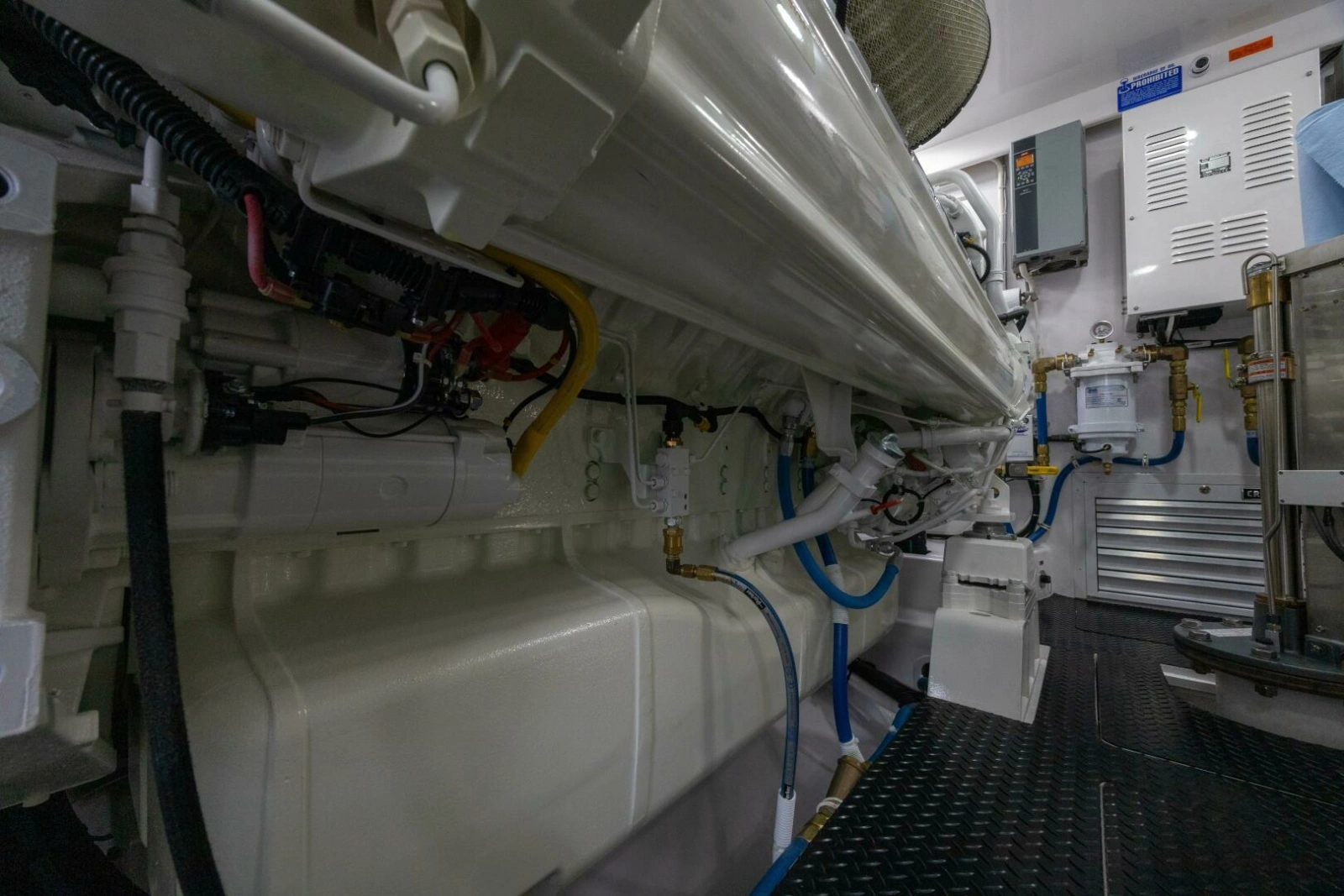 2025 82 Viking Convertible Boujie Engine Room (2)