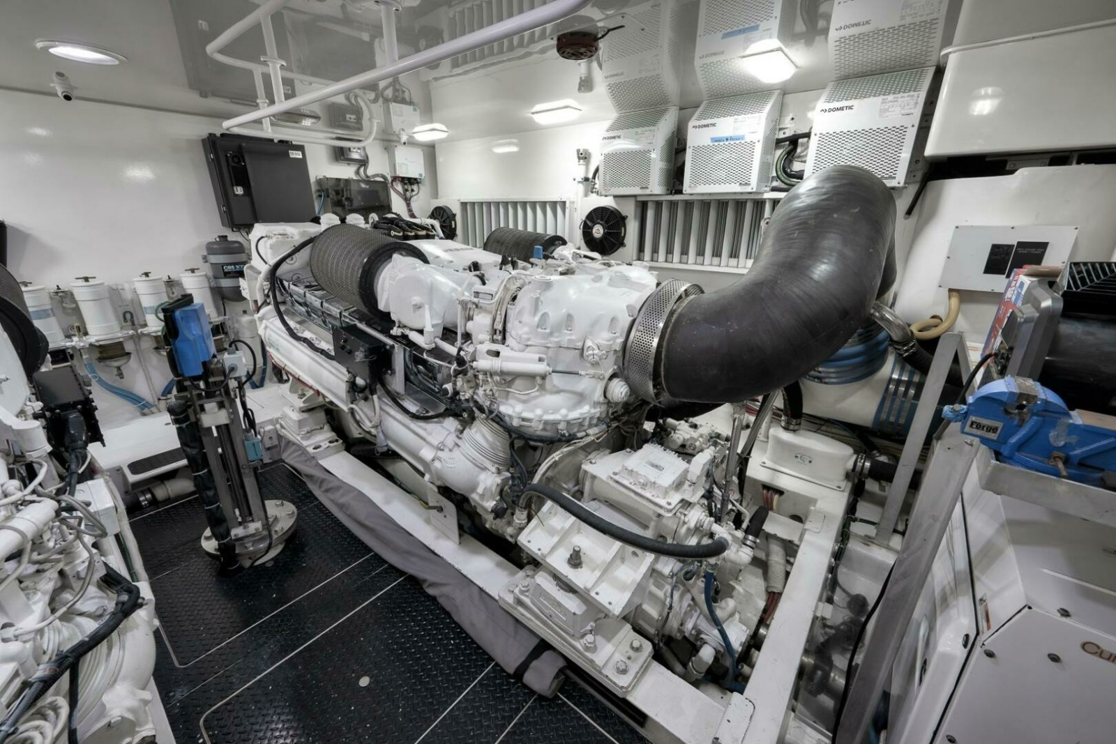 2011 Viking 76 Enclosed Bridge- TEUSEAS- Engine Room