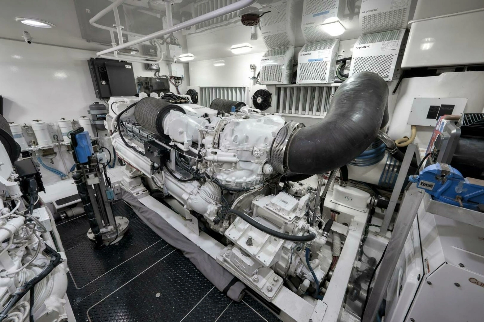 2011 Viking 76 Enclosed Bridge- TEUSEAS- Engine Room