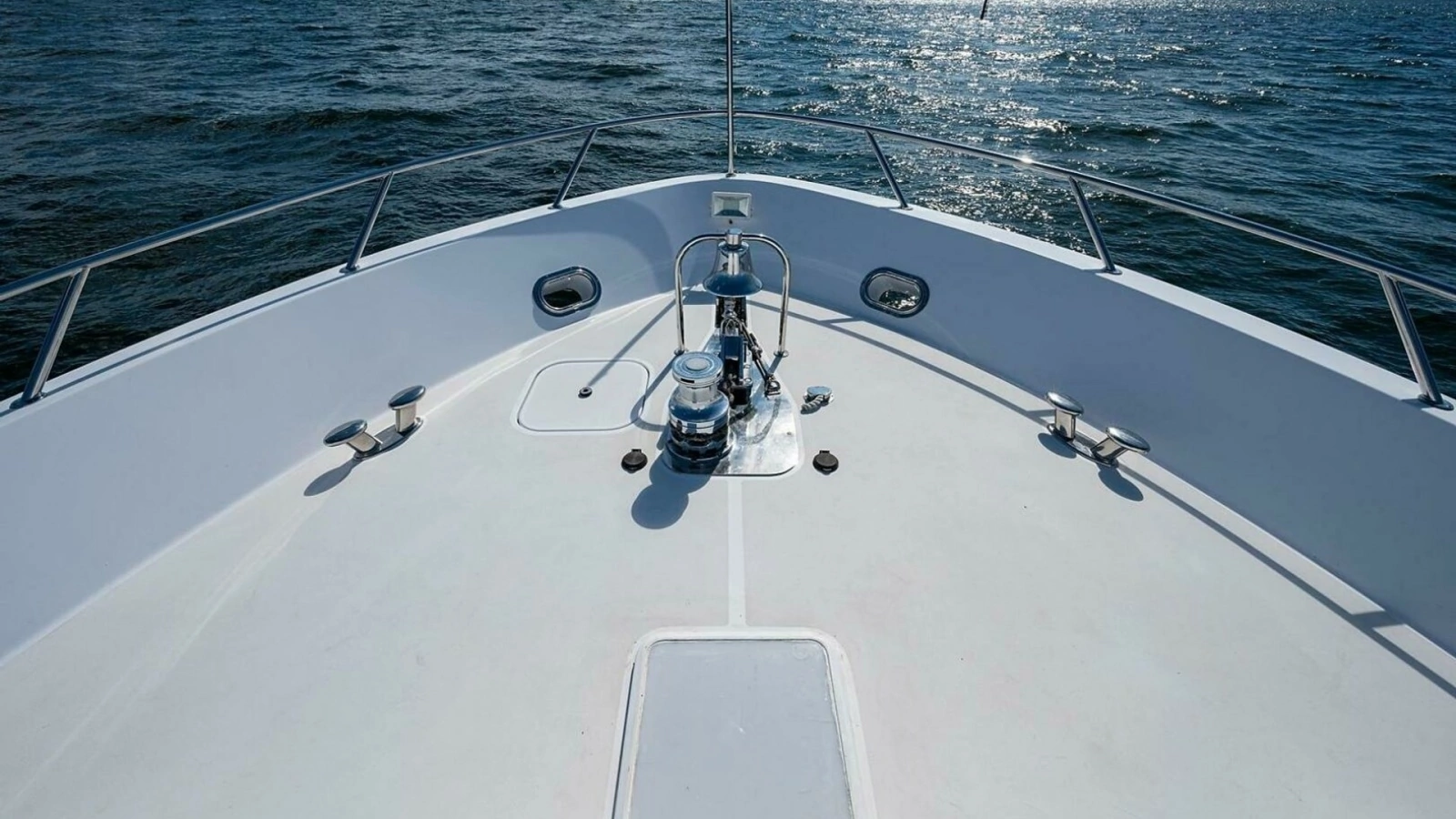 Bow Deck with Anchor Equipment
