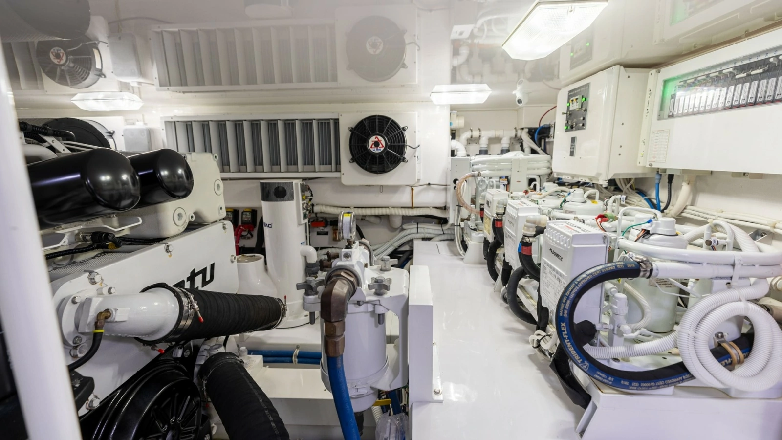 Spacious Engine Room
