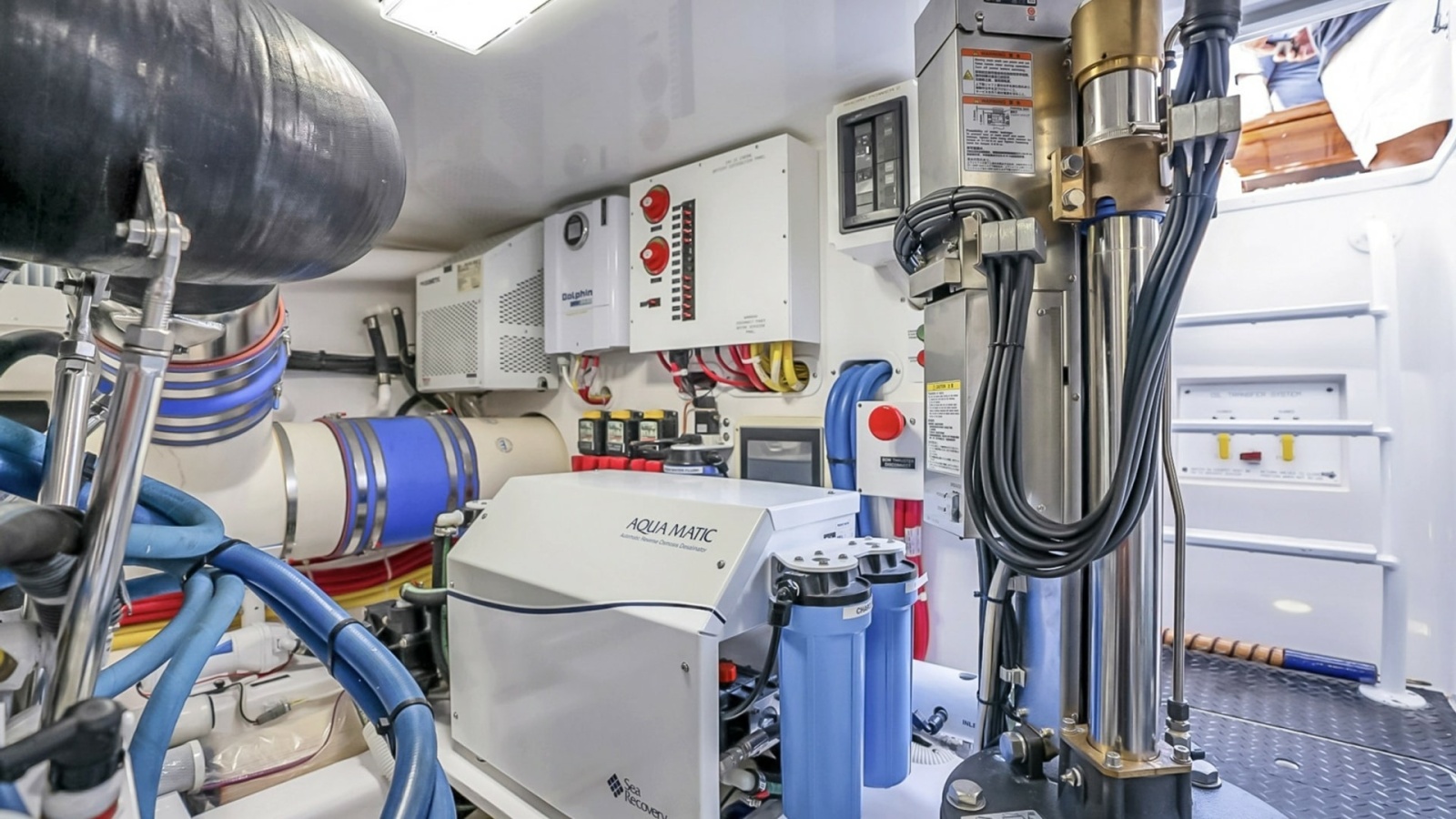 Engine Room with Watermaker System
