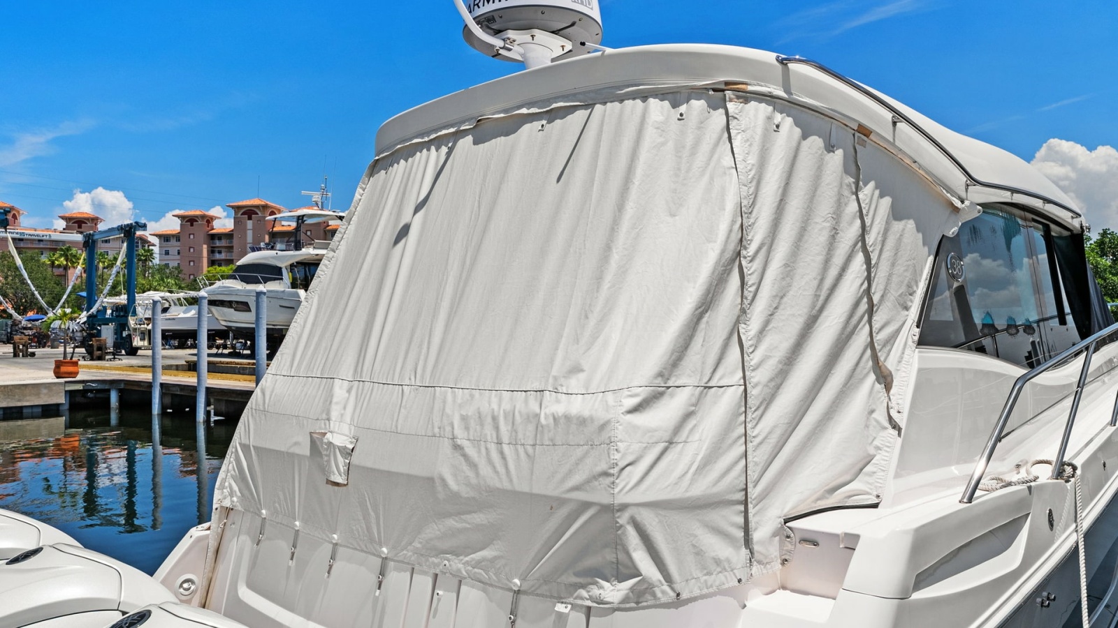 Aft Deck with Protective Cover