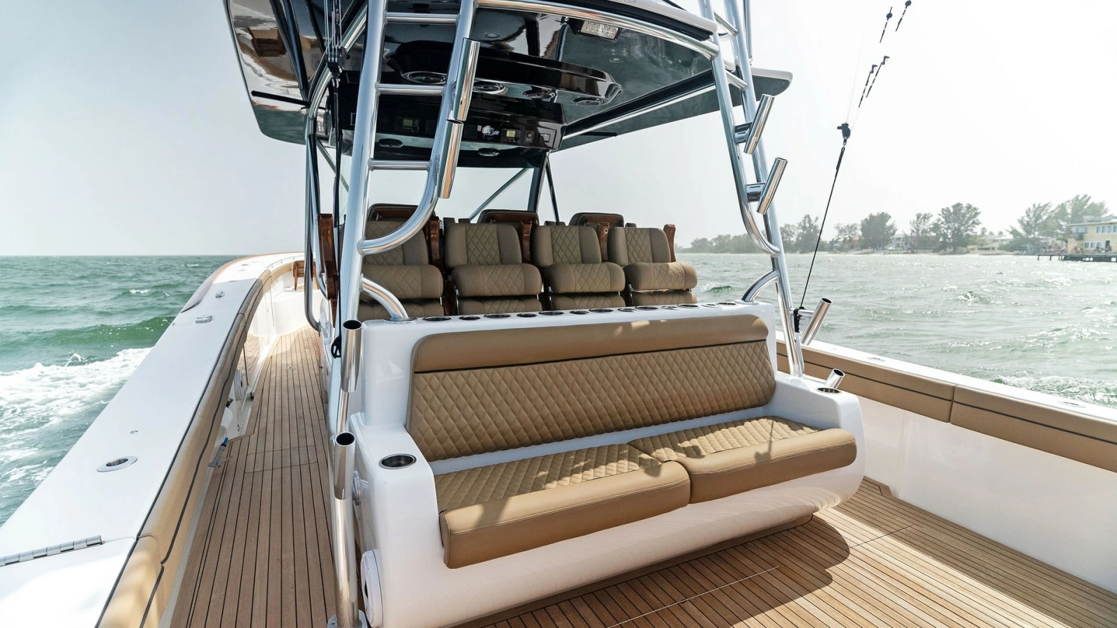 Spacious Aft Deck Seating Area