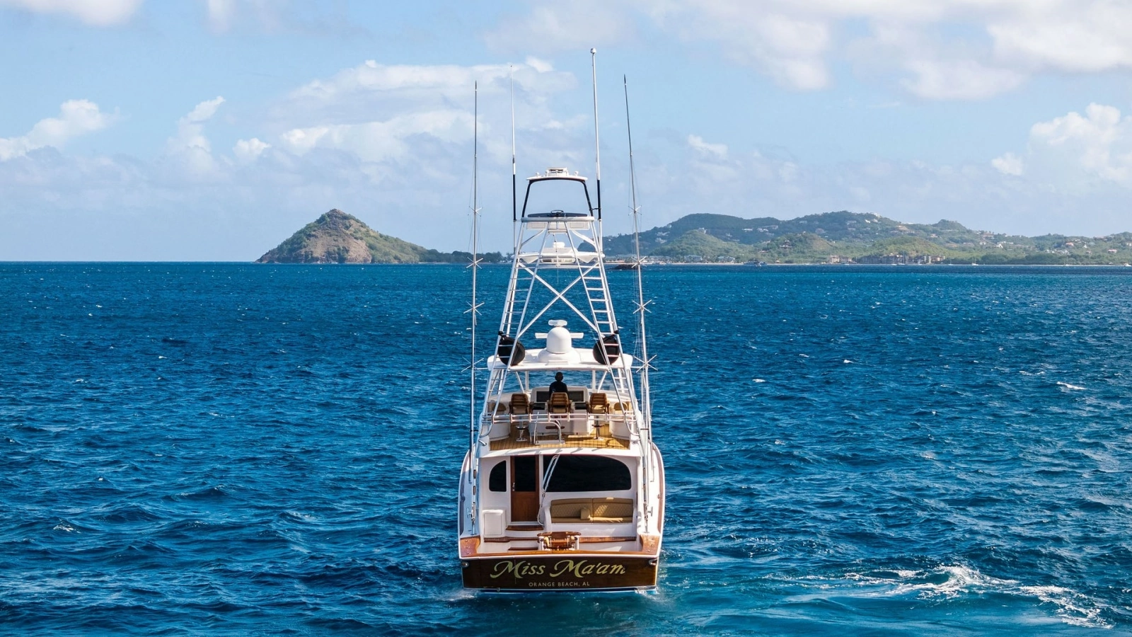 Aft View on Open Water