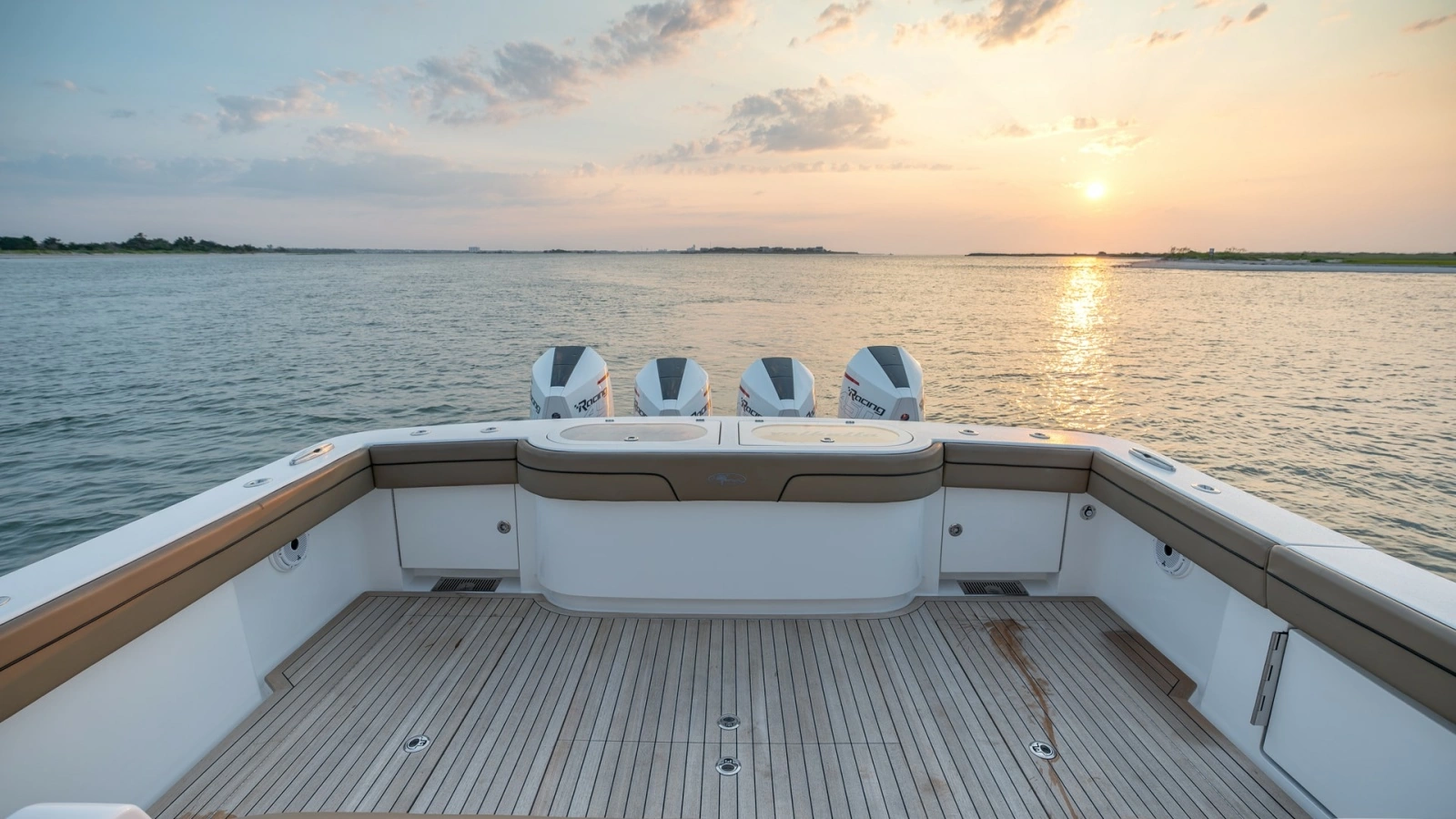 Spacious Aft Deck with Seating