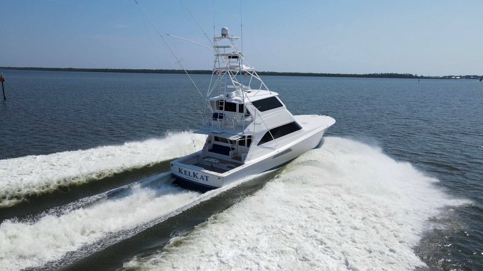 2005 61 Viking Enclosed Bridge Kelkat Exterior (3)