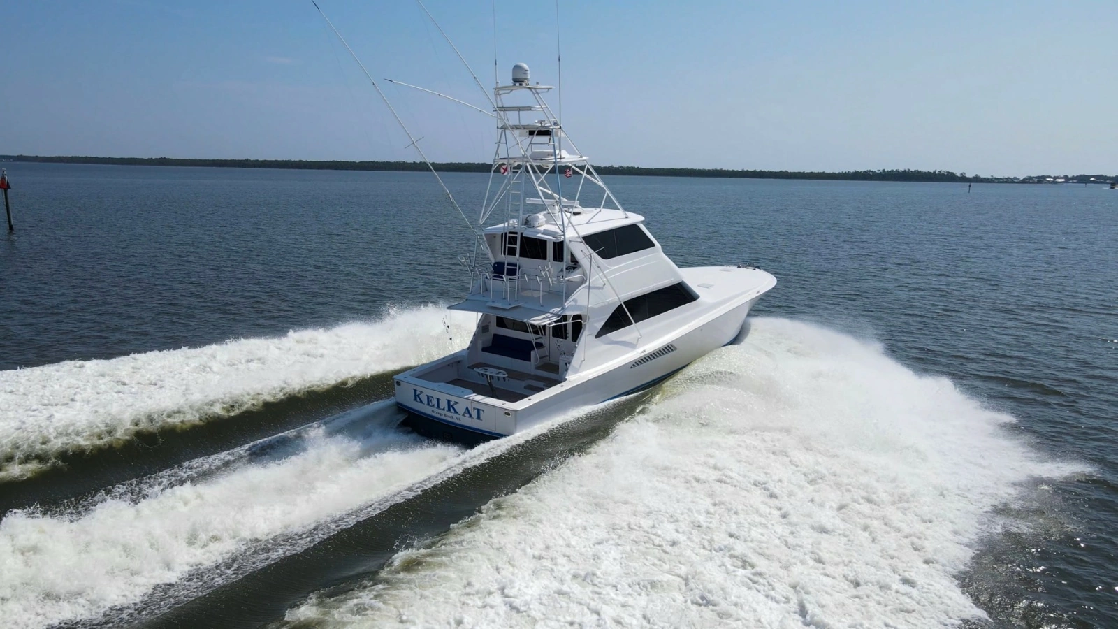 2005 61 Viking Enclosed Bridge Kelkat Exterior (3)