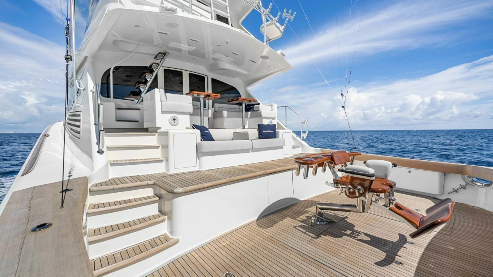 Expansive Aft Deck with Seating