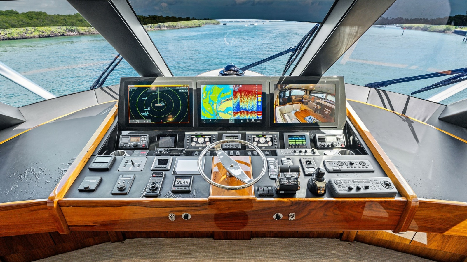 2016 Viking 80 Enclosed Bridge- FRIGATE- Enclosed Bridge Helm
