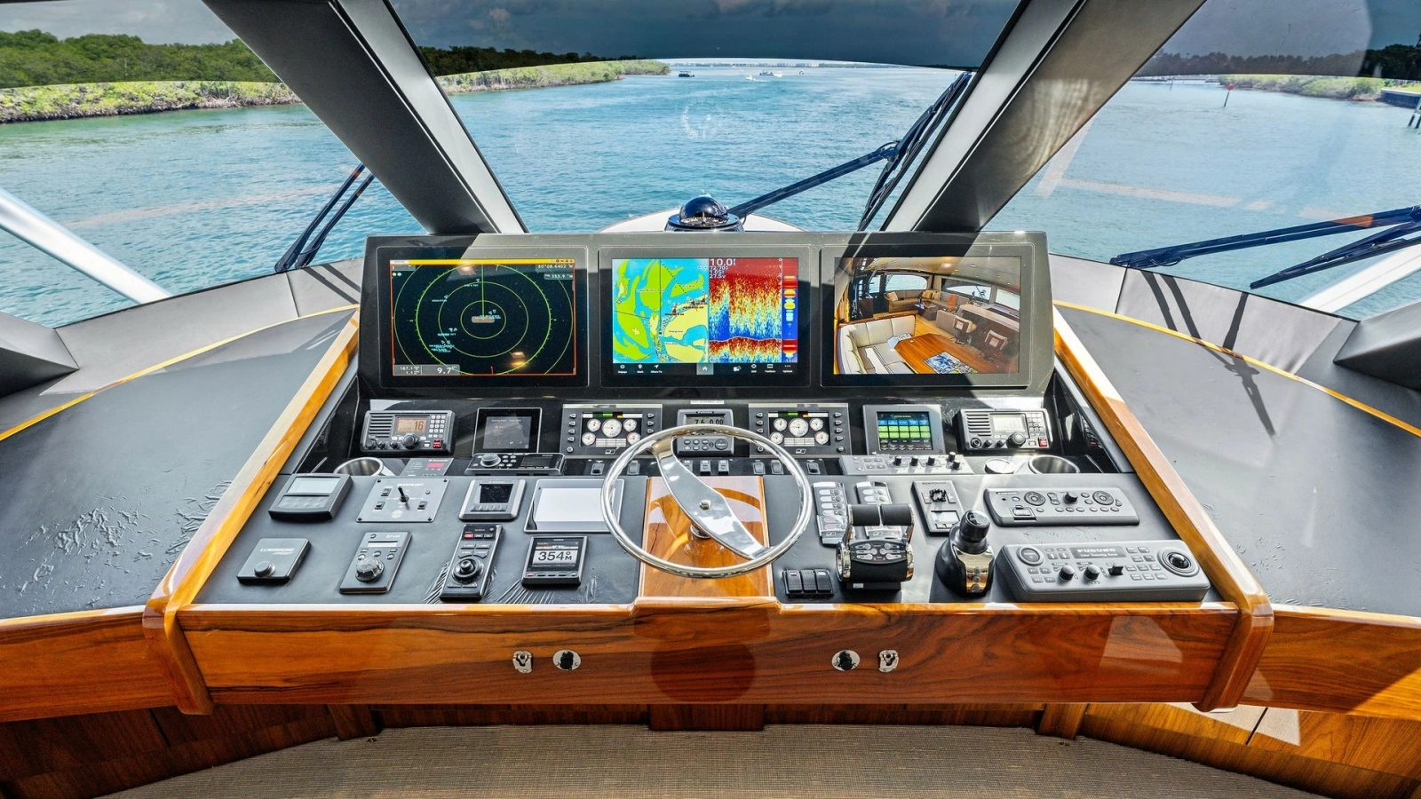2016 Viking 80 Enclosed Bridge- FRIGATE- Enclosed Bridge Helm