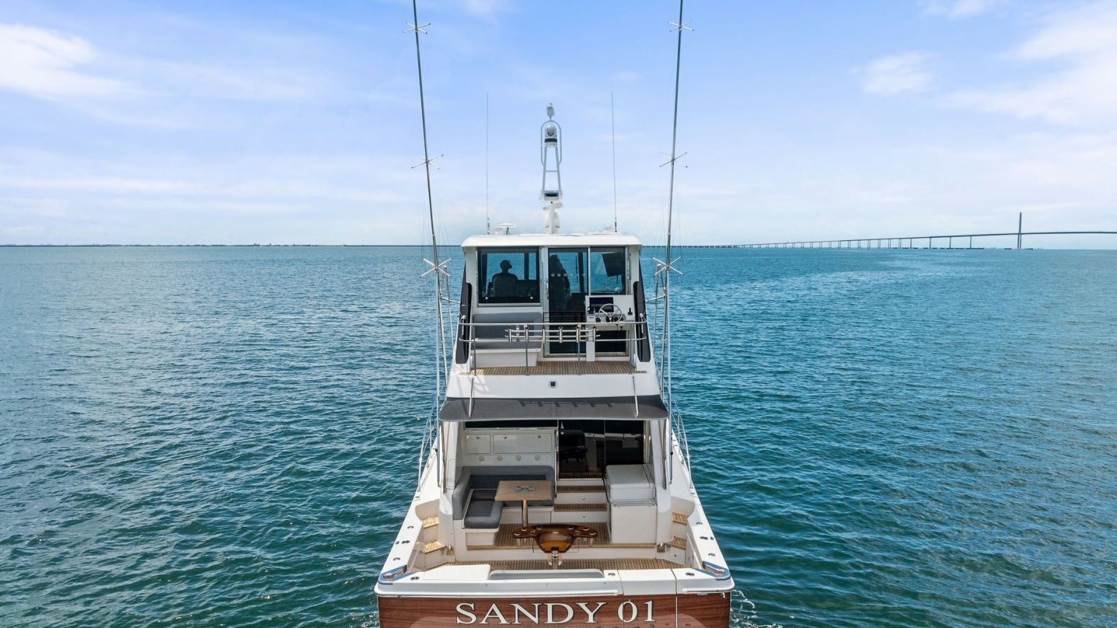 Aft Deck and Enclosed Bridge View