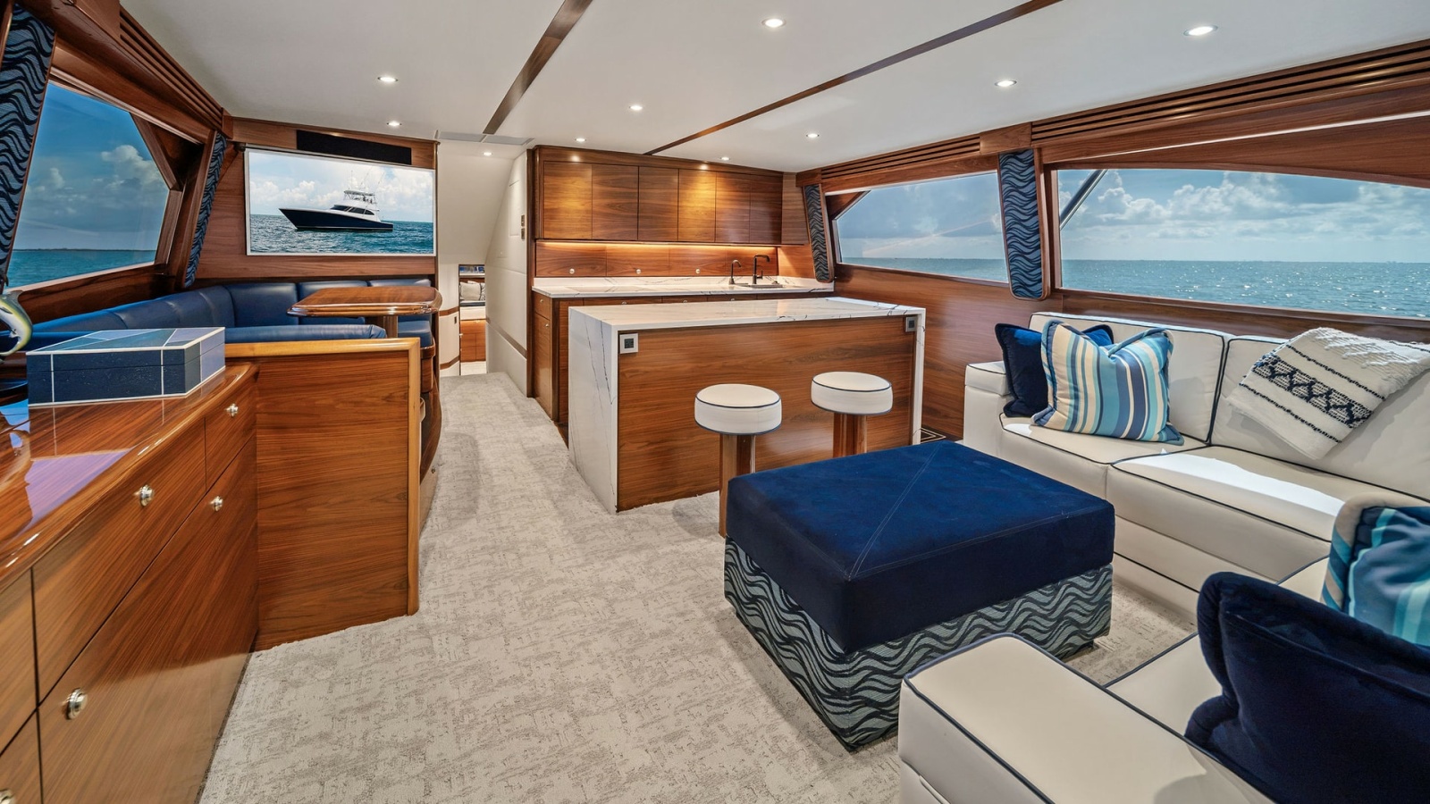 Spacious Salon with Ocean Views