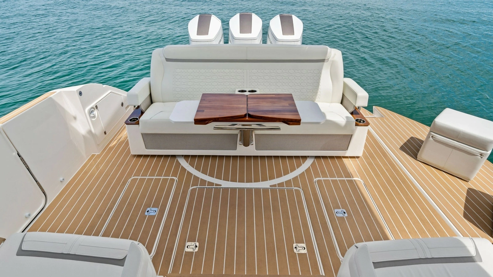 Spacious Aft Deck with Seating