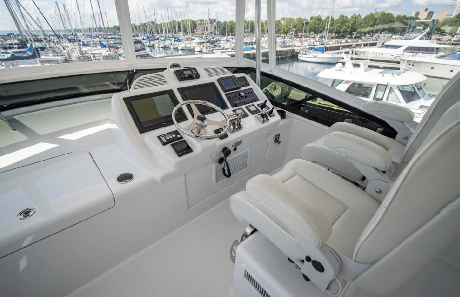 Hatteras 60 OVATION - Helm