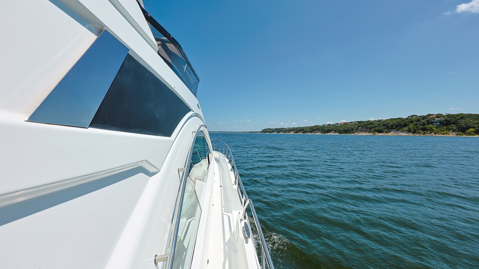 Starboard Side View with Ocean Horizon