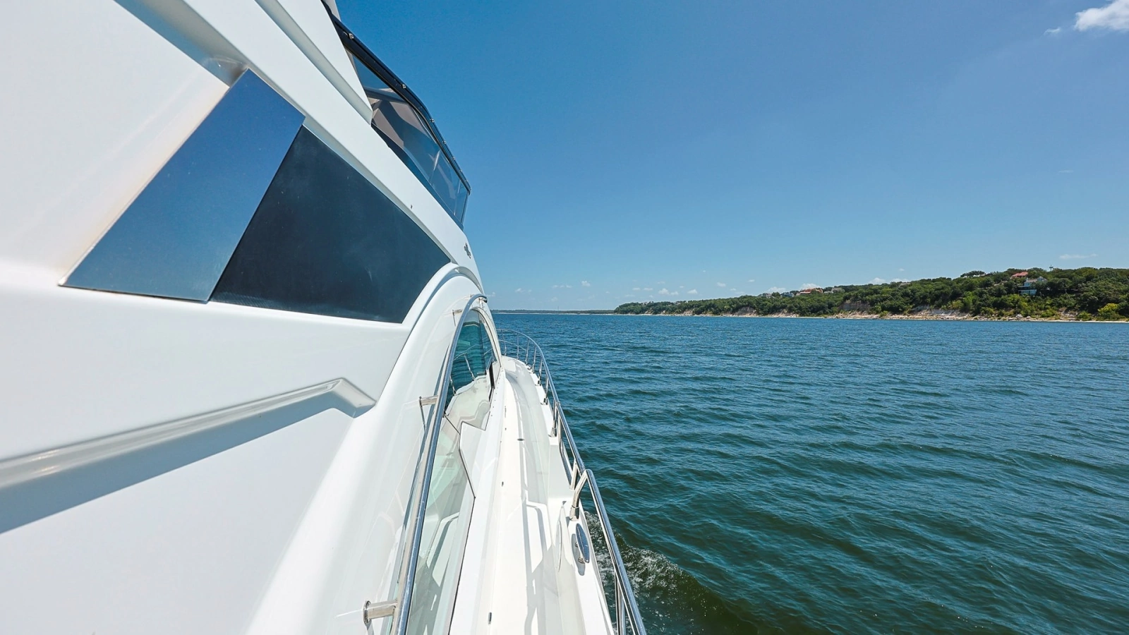 Starboard Side View with Ocean Horizon