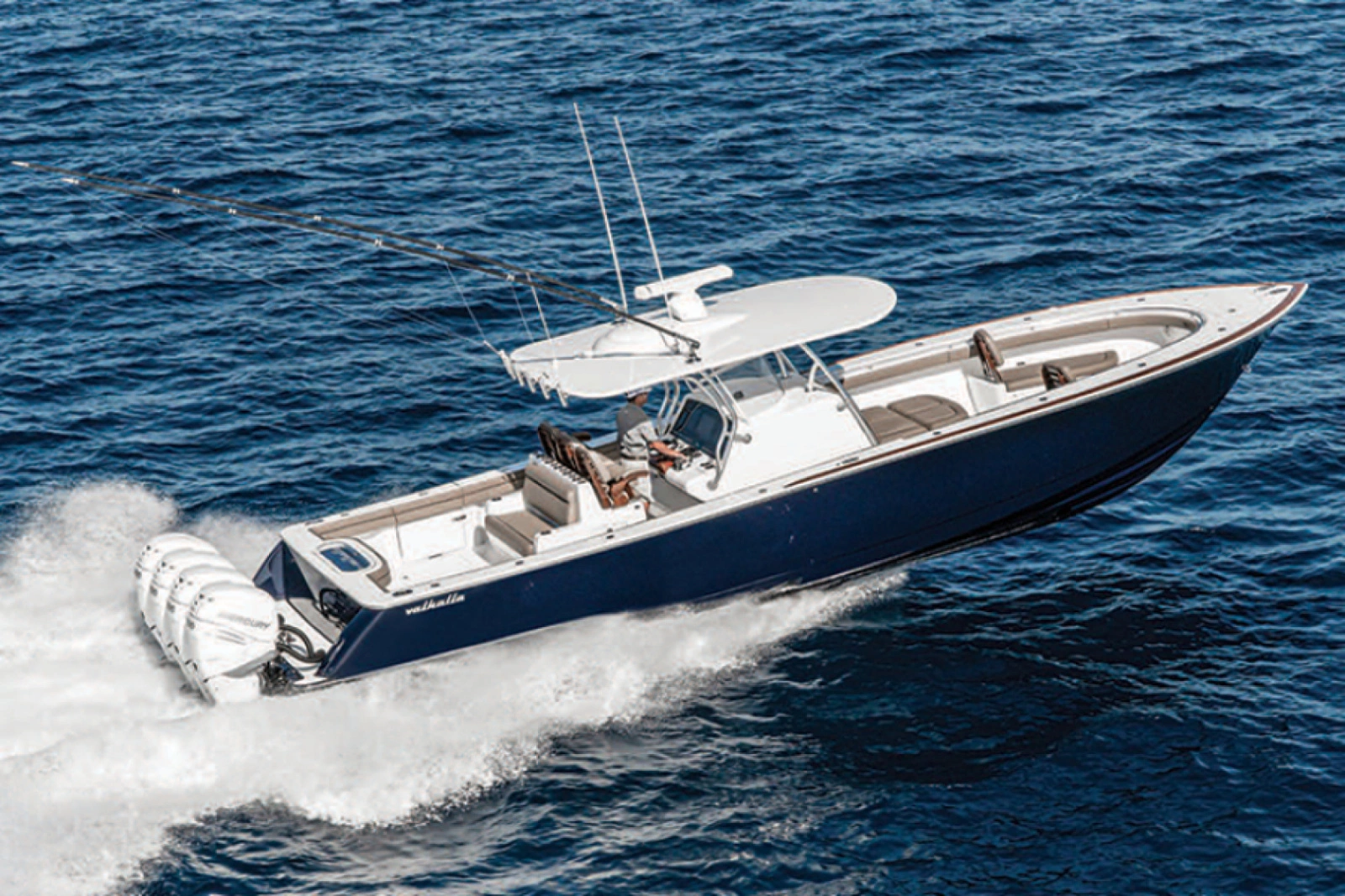 New V-41 Valhalla Boatworks Running Profile