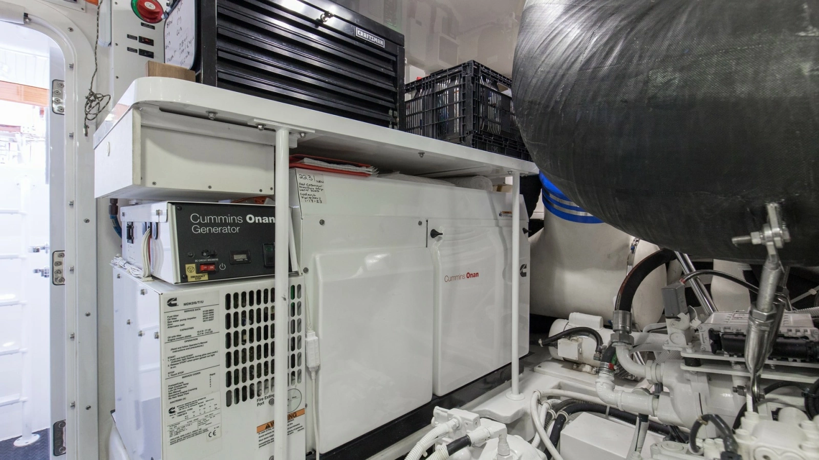 2017 72 Viking Enclosed Bridge Share-E Bridge Engine Room (3)