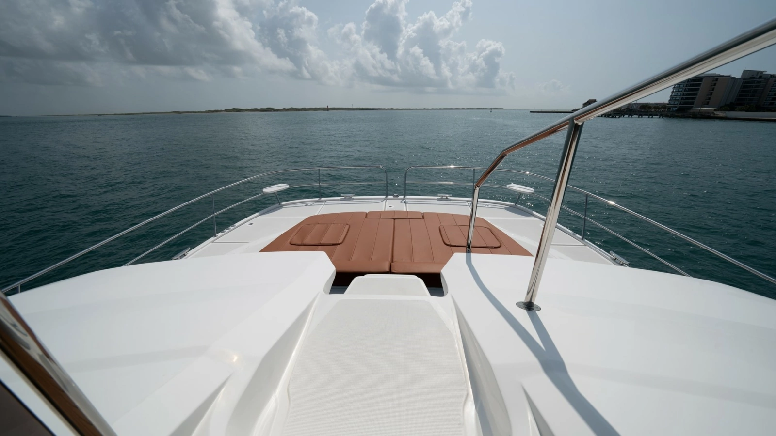 Forward Deck with Sunpad Lounge