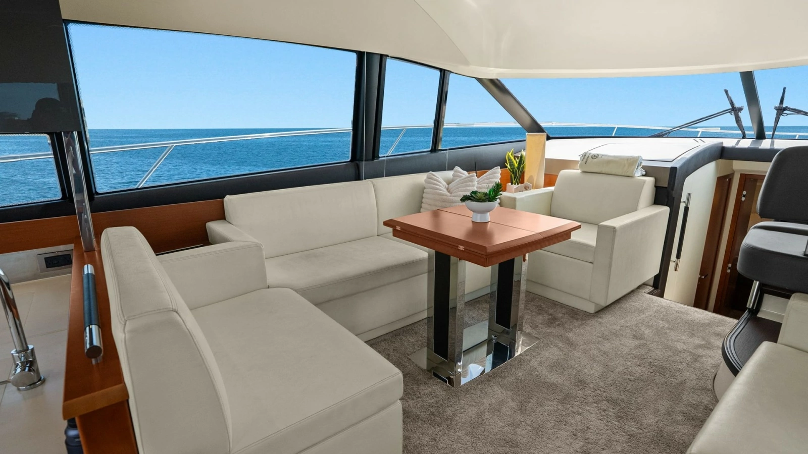 Spacious Salon with Panoramic Views