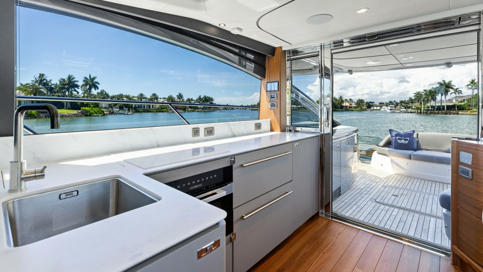 Galley and Aft Deck View