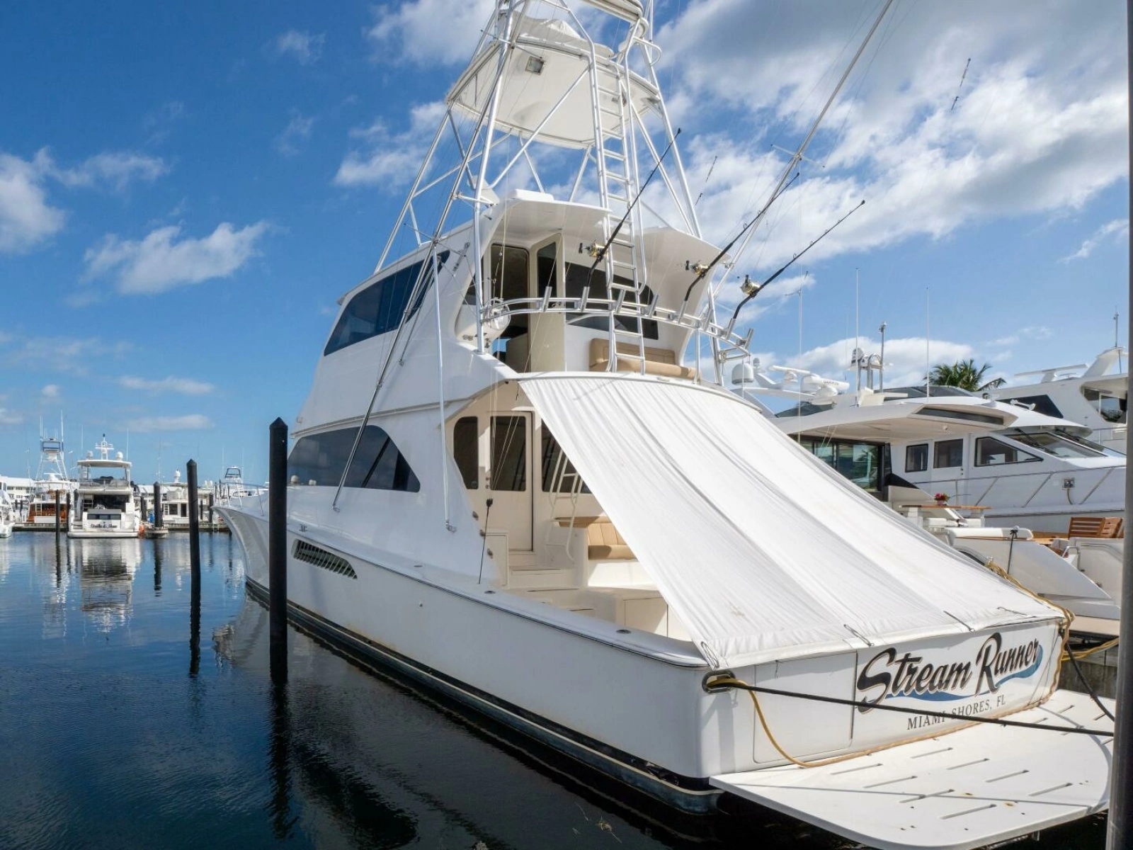 Viking 74 STREAM RUNNER- Port Aft Profile