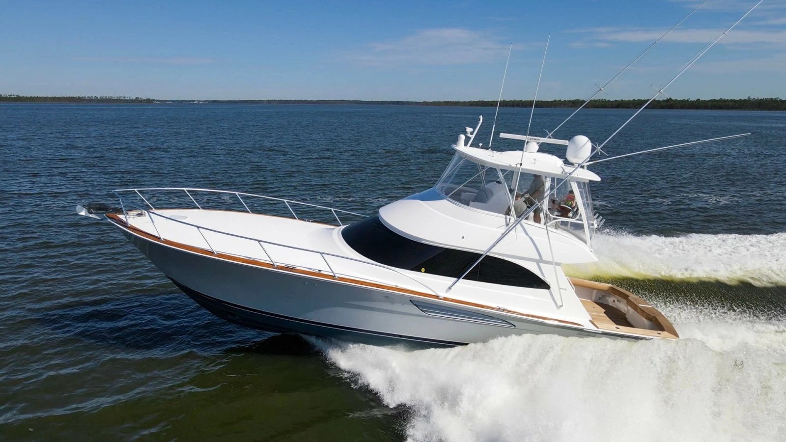 54 Convertible in Action on Open Water