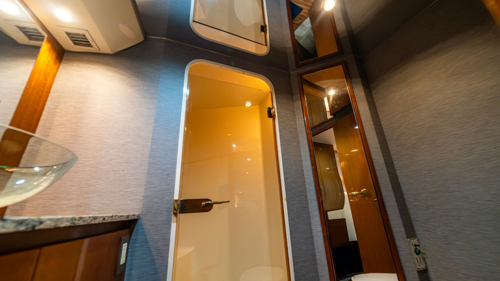 2001 Viking 61 Convertible- Caliente- Master Stateroom Head