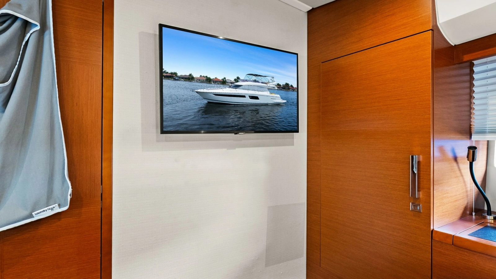 Guest Cabin with TV and Wood Finish