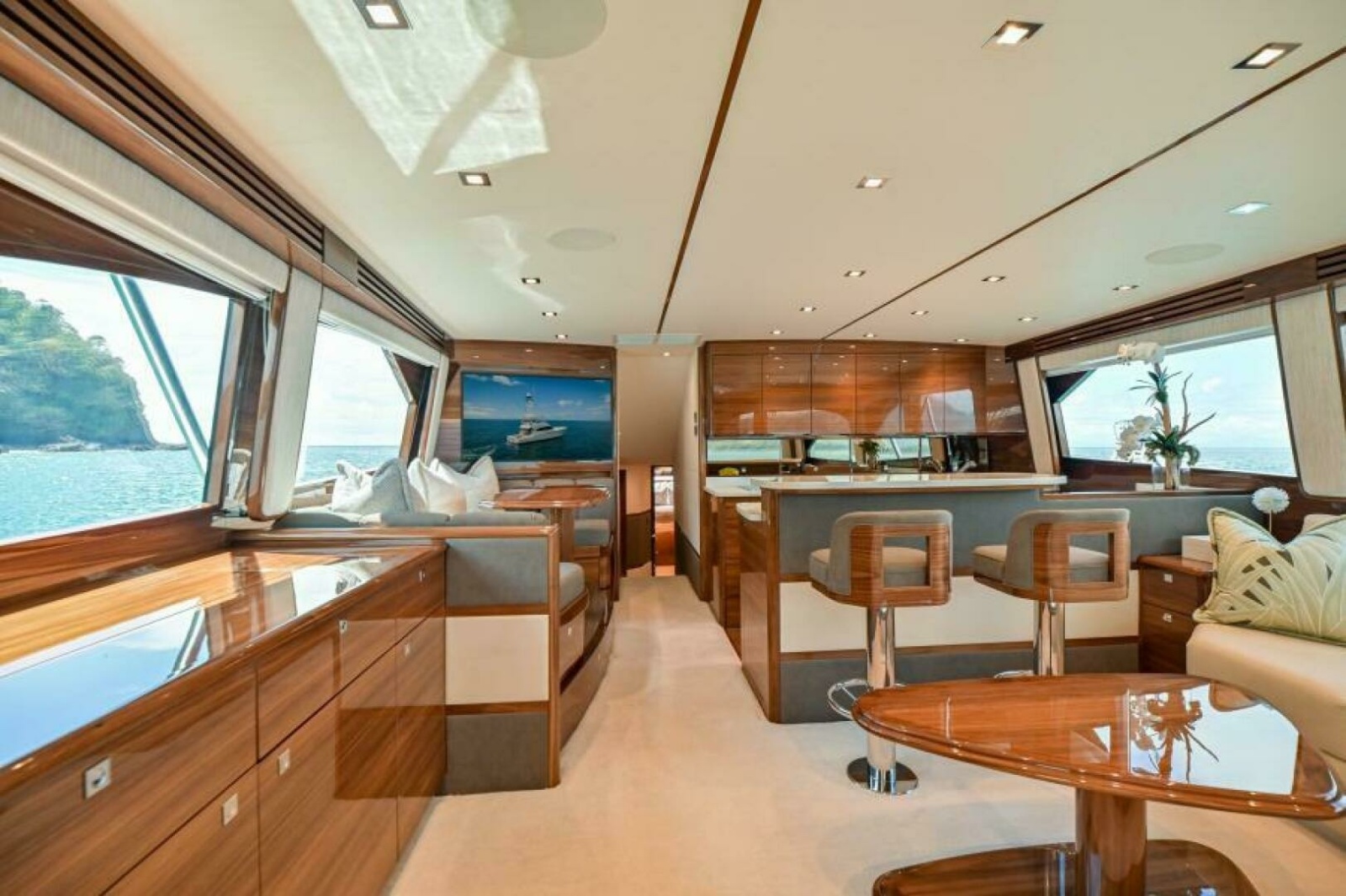 Spacious Salon with Panoramic Views