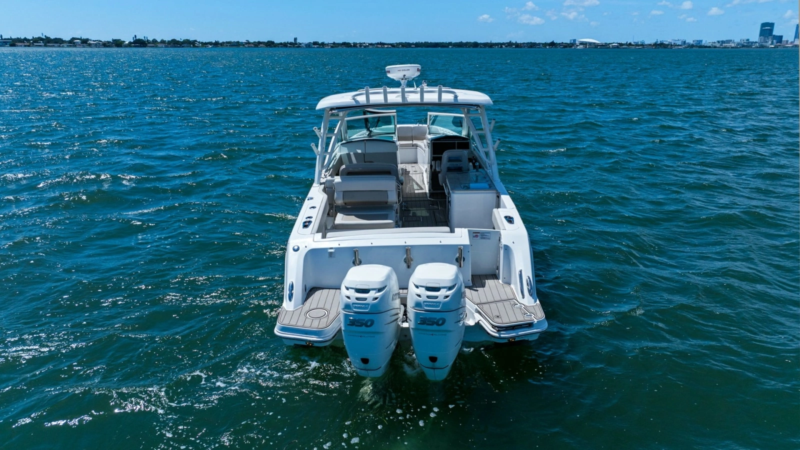 Aft View with Dual Engines