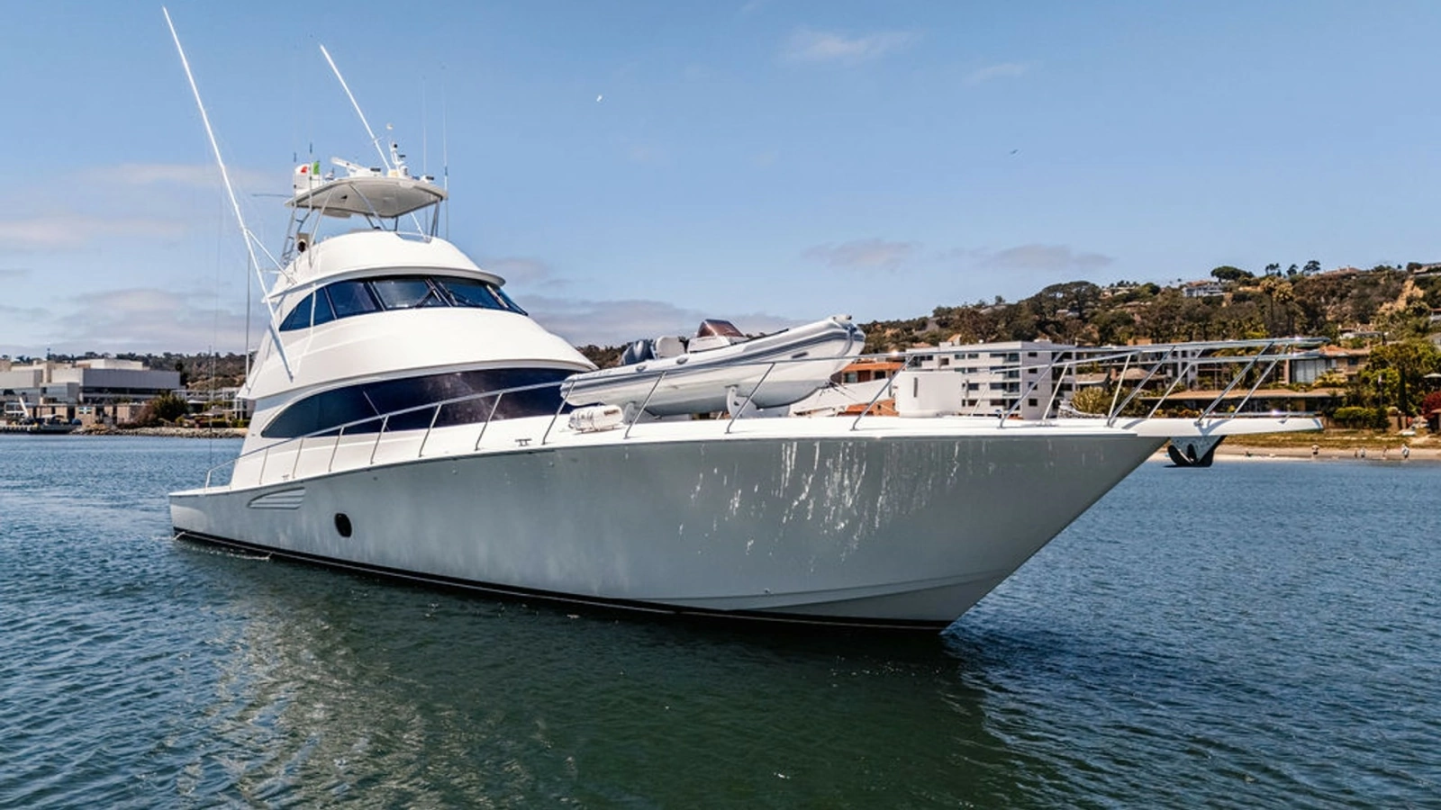 Starboard Bow View with Tender