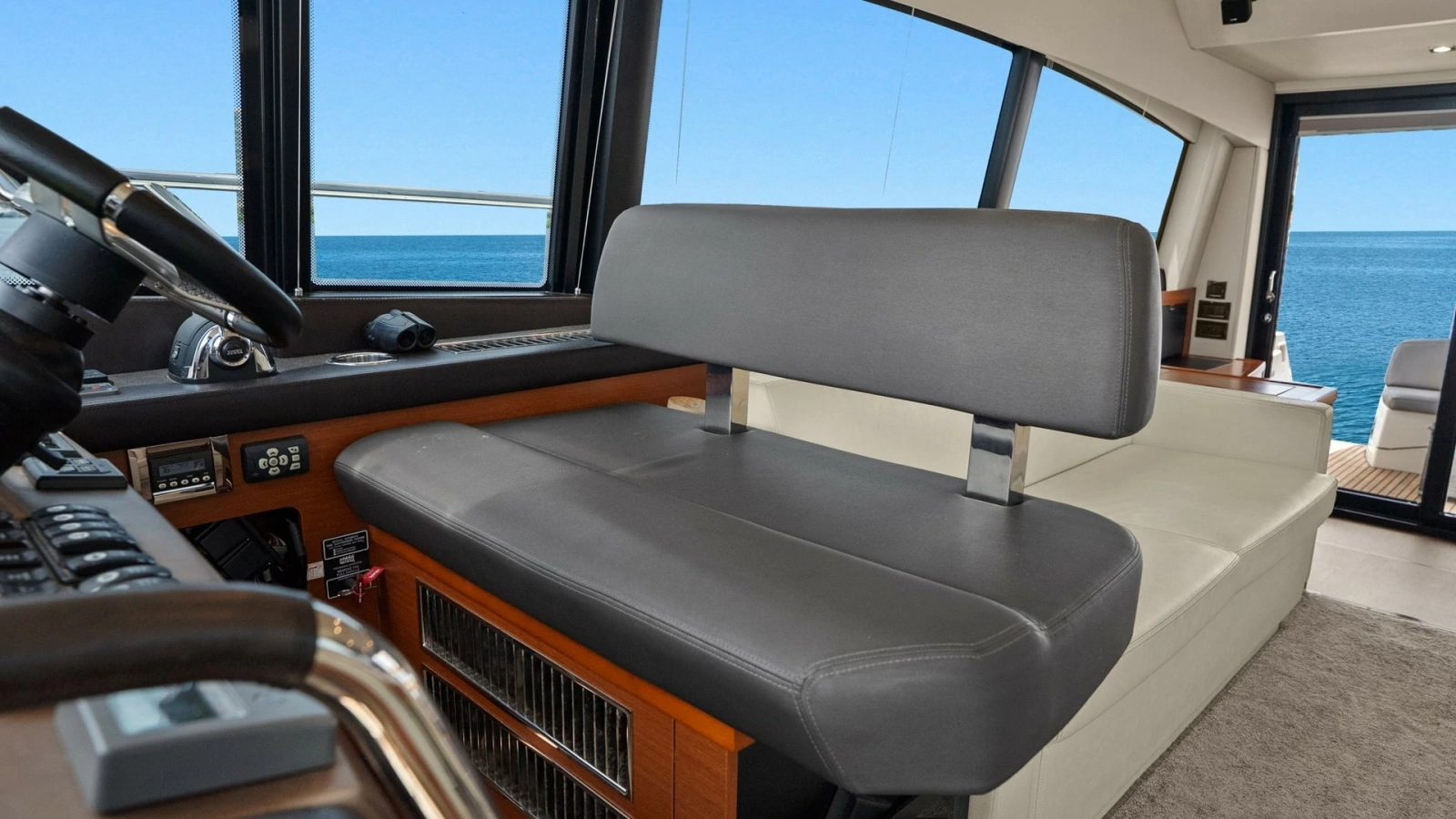 Helm Station with Ocean View