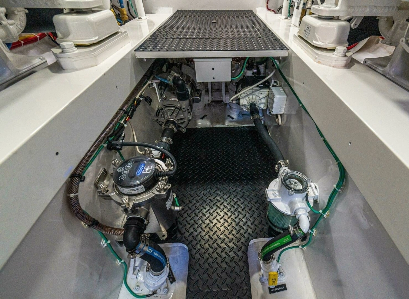 64 Viking Convertible Engine Room