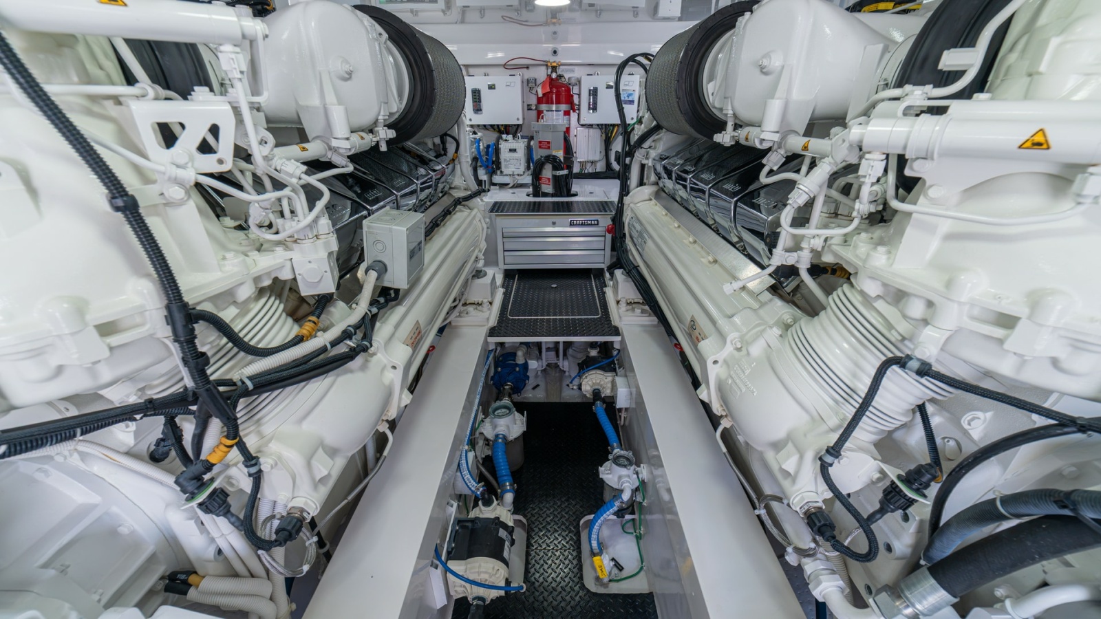 Engine Room with Dual Engines