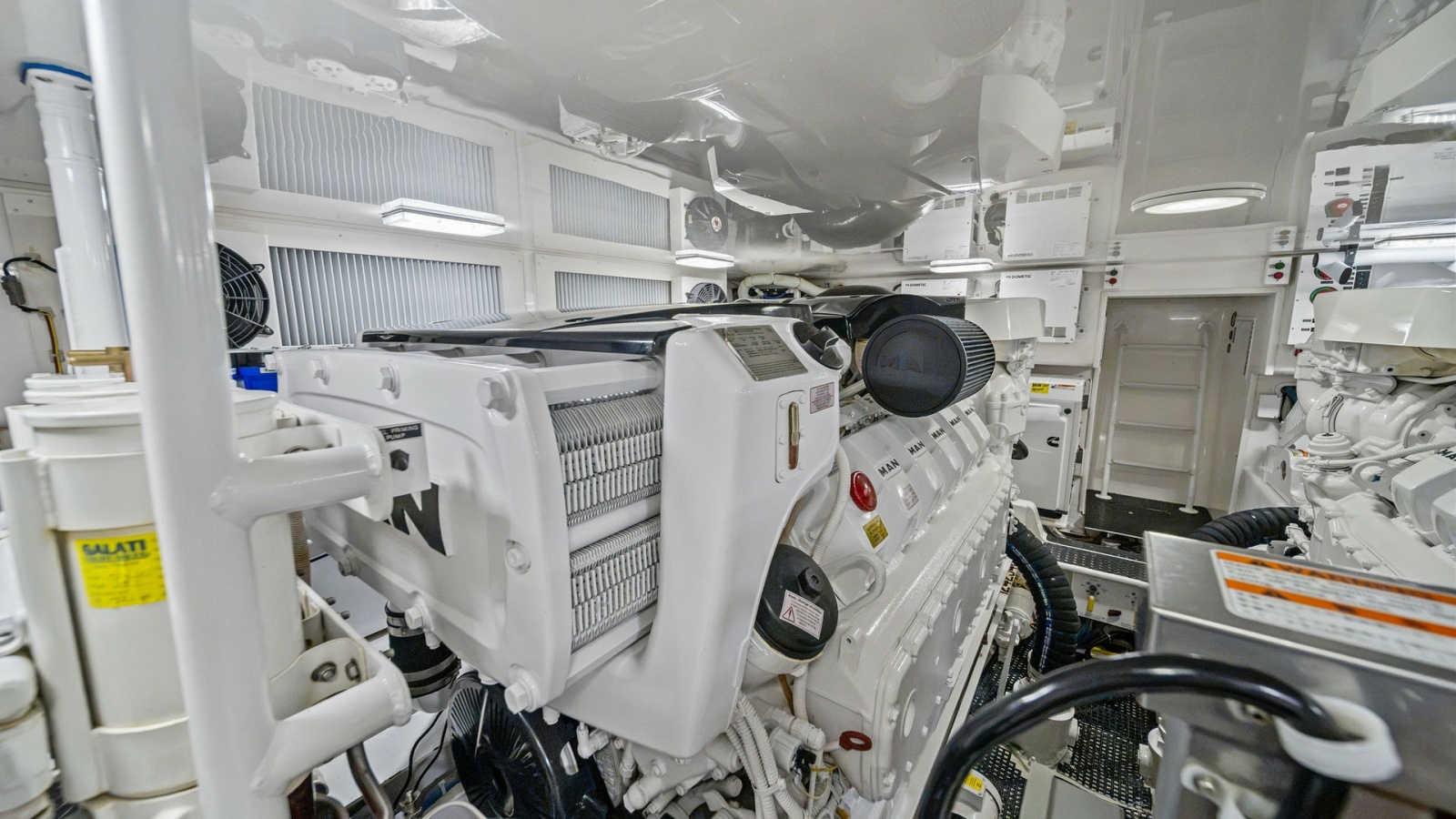 Engine Room with Twin Engines