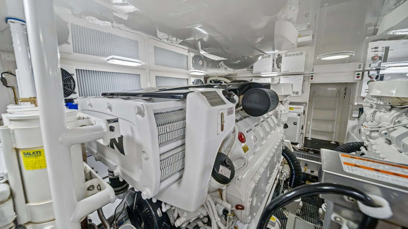 Engine Room with Twin Engines