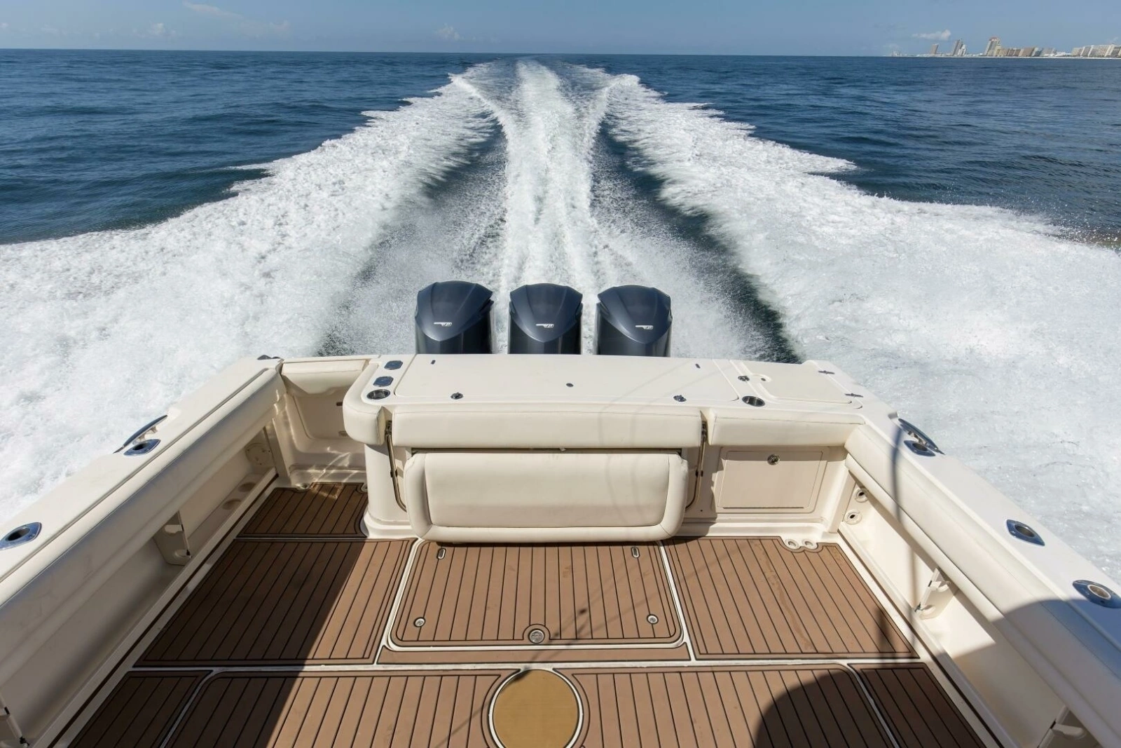 2016 37 Grady White 370 Express Papa_s Dream Back Deck